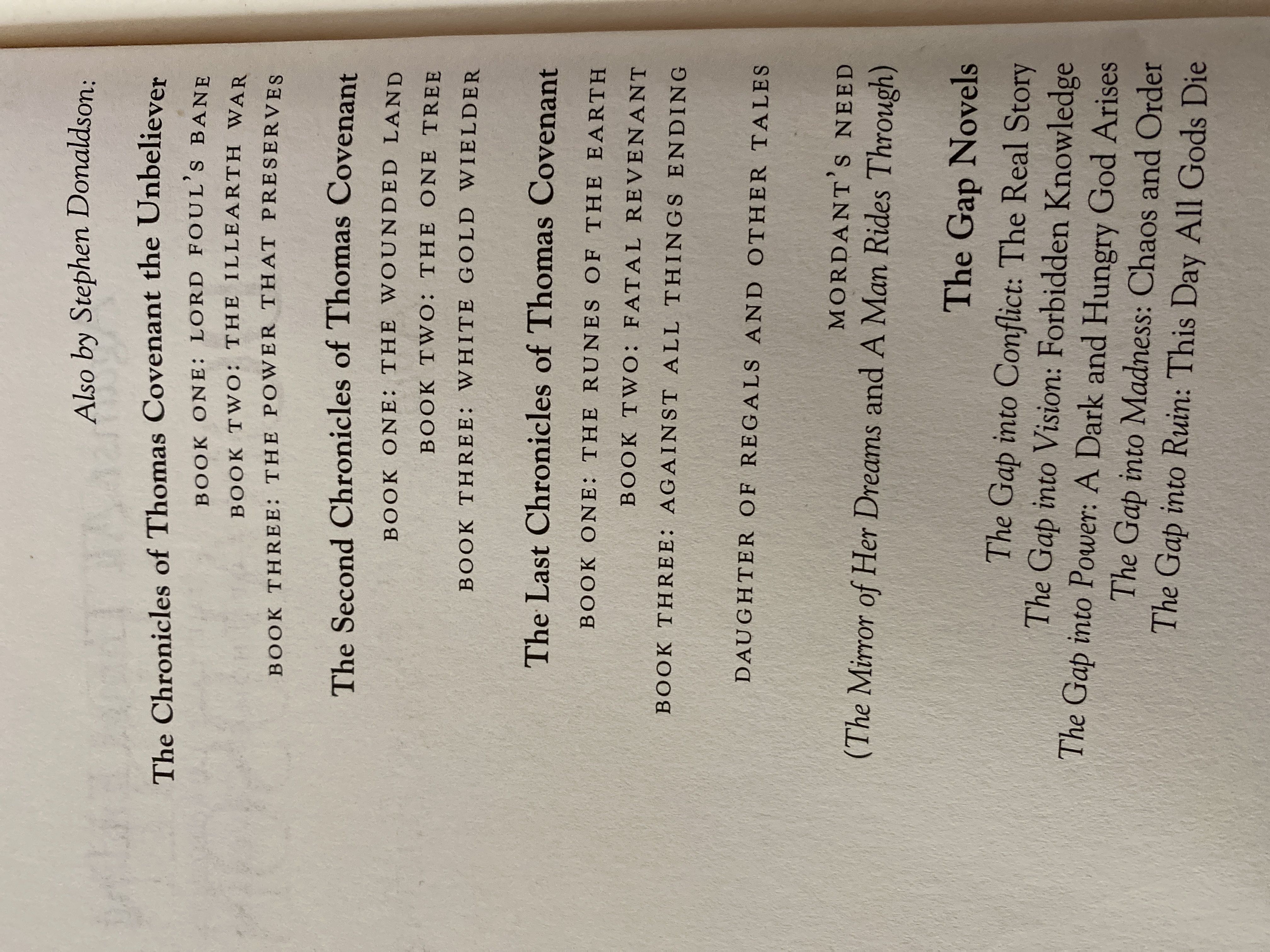 Book 3: The Last Chronicles Of Thomas Covenant:  Against All Things Ending - Stephen Donaldson (Spectra - Hardcover) book collectible [Barcode 9780575076013] - Main Image 3