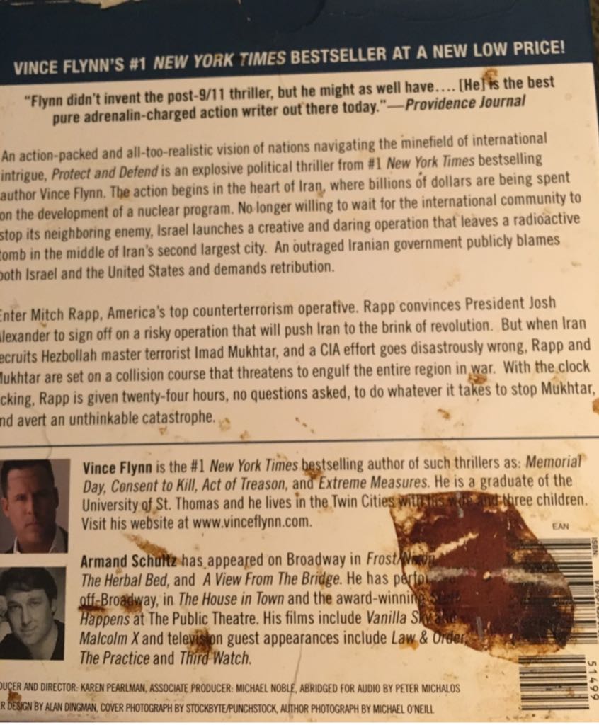 Protect And Defend  book collectible [Barcode 9780743597562] - Main Image 2