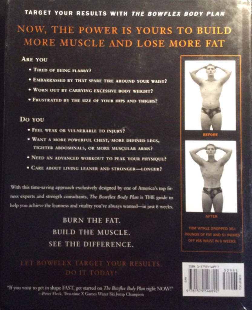 The Bowflex Body Plan - Ellington Darden book collectible [Barcode 9781579546892] - Main Image 2