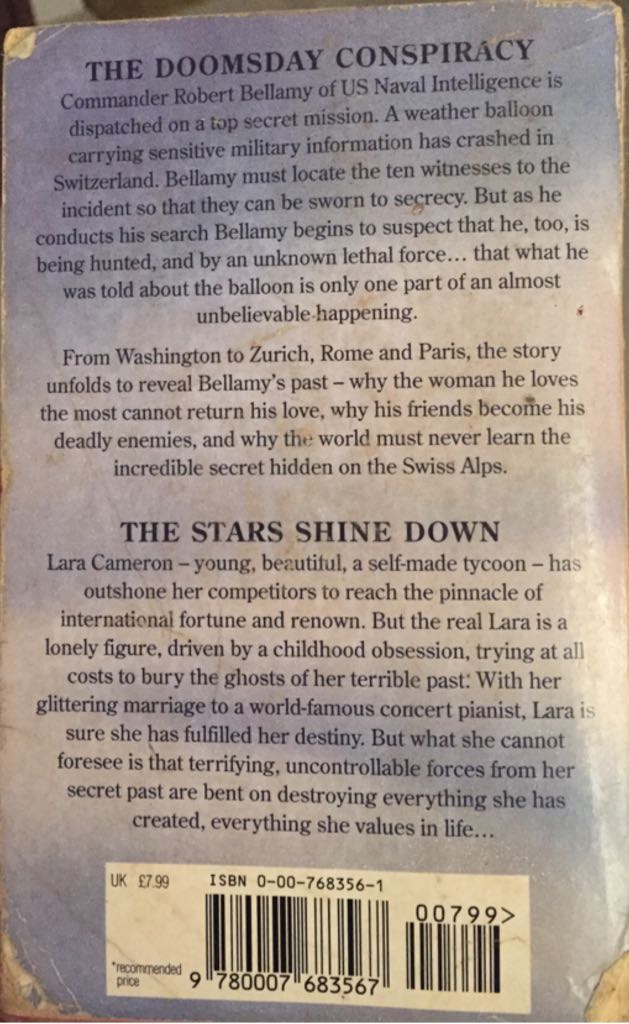 The Doomsday Conspiracy - Sidney Sheldon (Diamond Books - Paperback) book collectible [Barcode 9780007683567] - Main Image 2