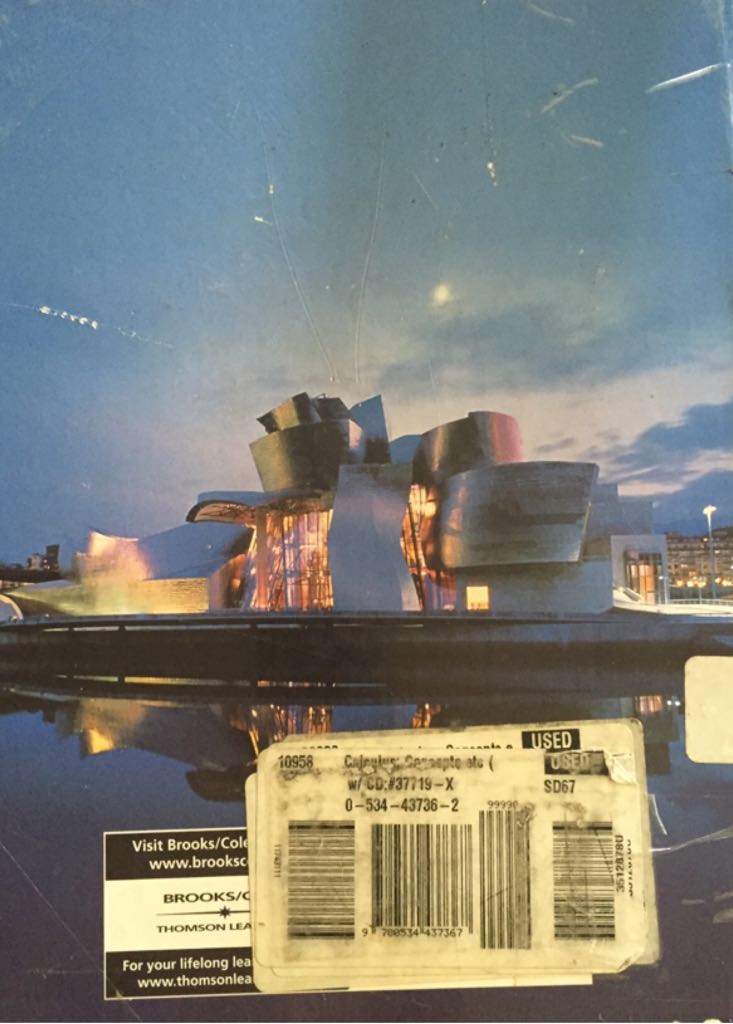 Calculus: Concepts and Contexts - James Stewart (Brooks/Cole Publishing Company - Hardcover) book collectible [Barcode 9780534377182] - Main Image 2