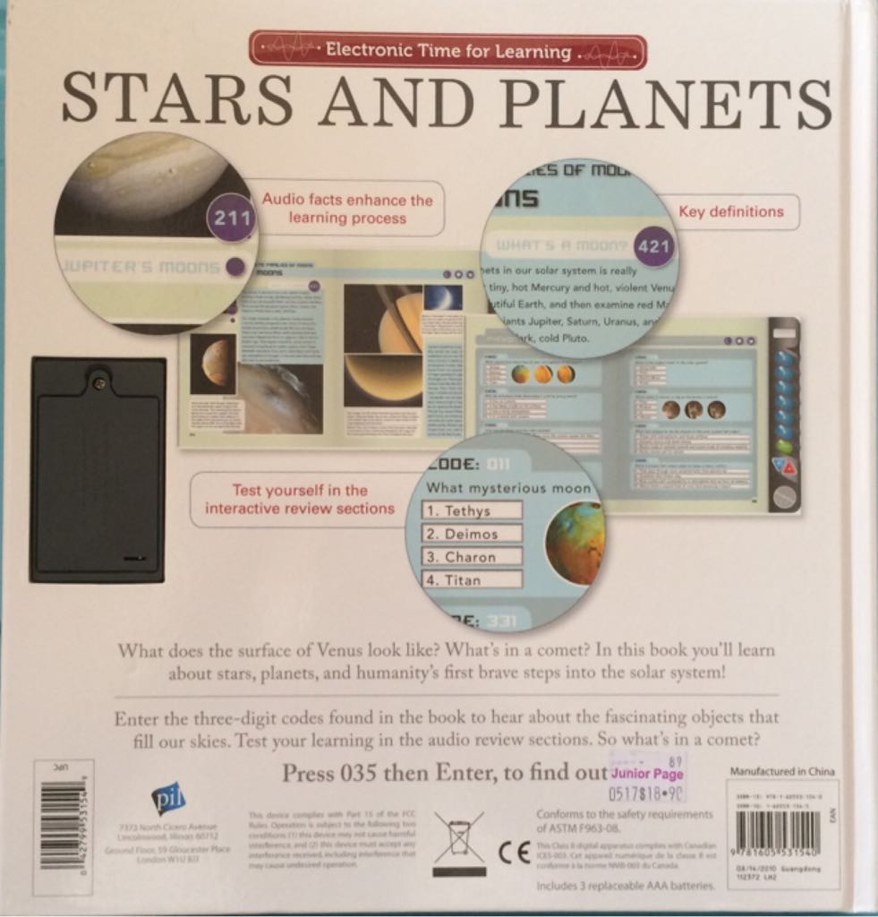 Stars And Planets - Rick Morris (Publications Internetional Ltd - Hardcover) book collectible [Barcode 9781605531540] - Main Image 2