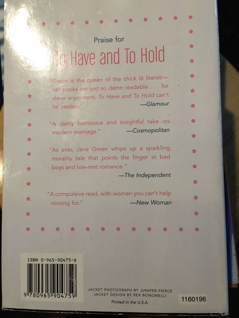 To Have And To Hold  book collectible [Barcode 9780965904759] - Main Image 2