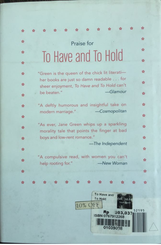 To Have And To Hold  (Broadway Books - Hardcover) book collectible - Main Image 2