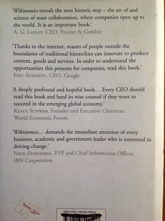 Wikinomics - Don Tapscott Anthony D. Williams (Atlantic Books - Hardcover) book collectible [Barcode 9781843546368] - Main Image 2