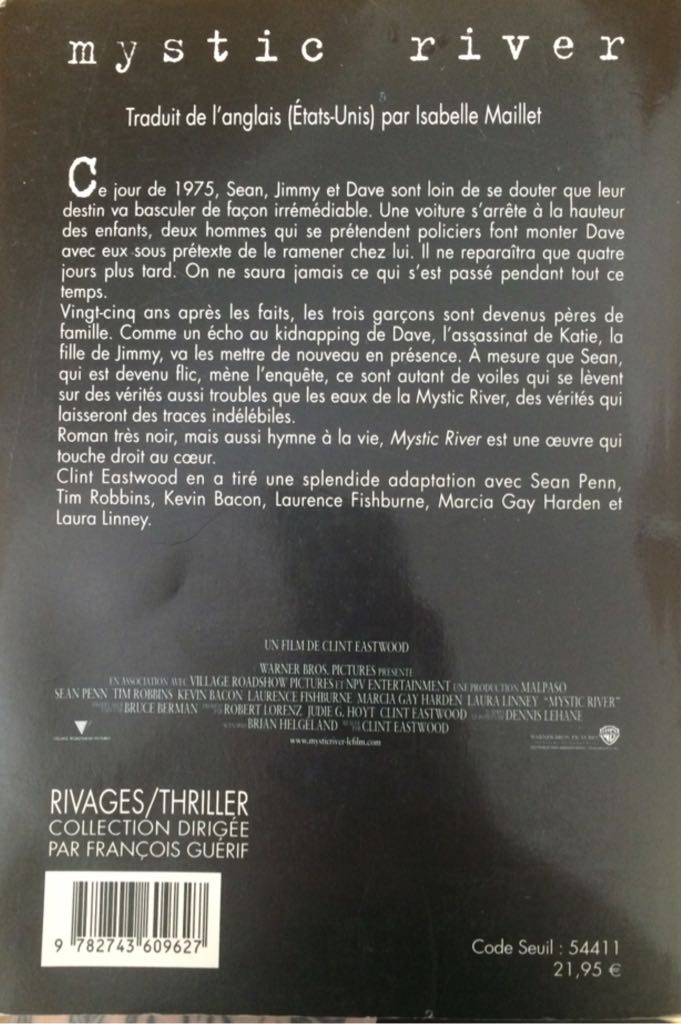 Mystic River  (Rivages - Paperback) book collectible [Barcode 9782743609627] - Main Image 2
