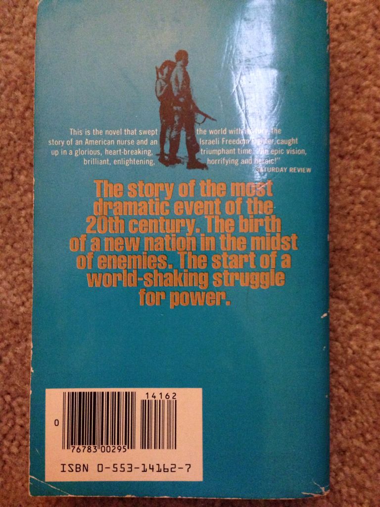 Exodus - Leon Uris (A Bantam Book - Paperback) book collectible [Barcode 9780553110906] - Main Image 2