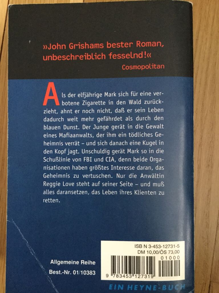 Der Klient - John Grisham book collectible [Barcode 9783453127319] - Main Image 2