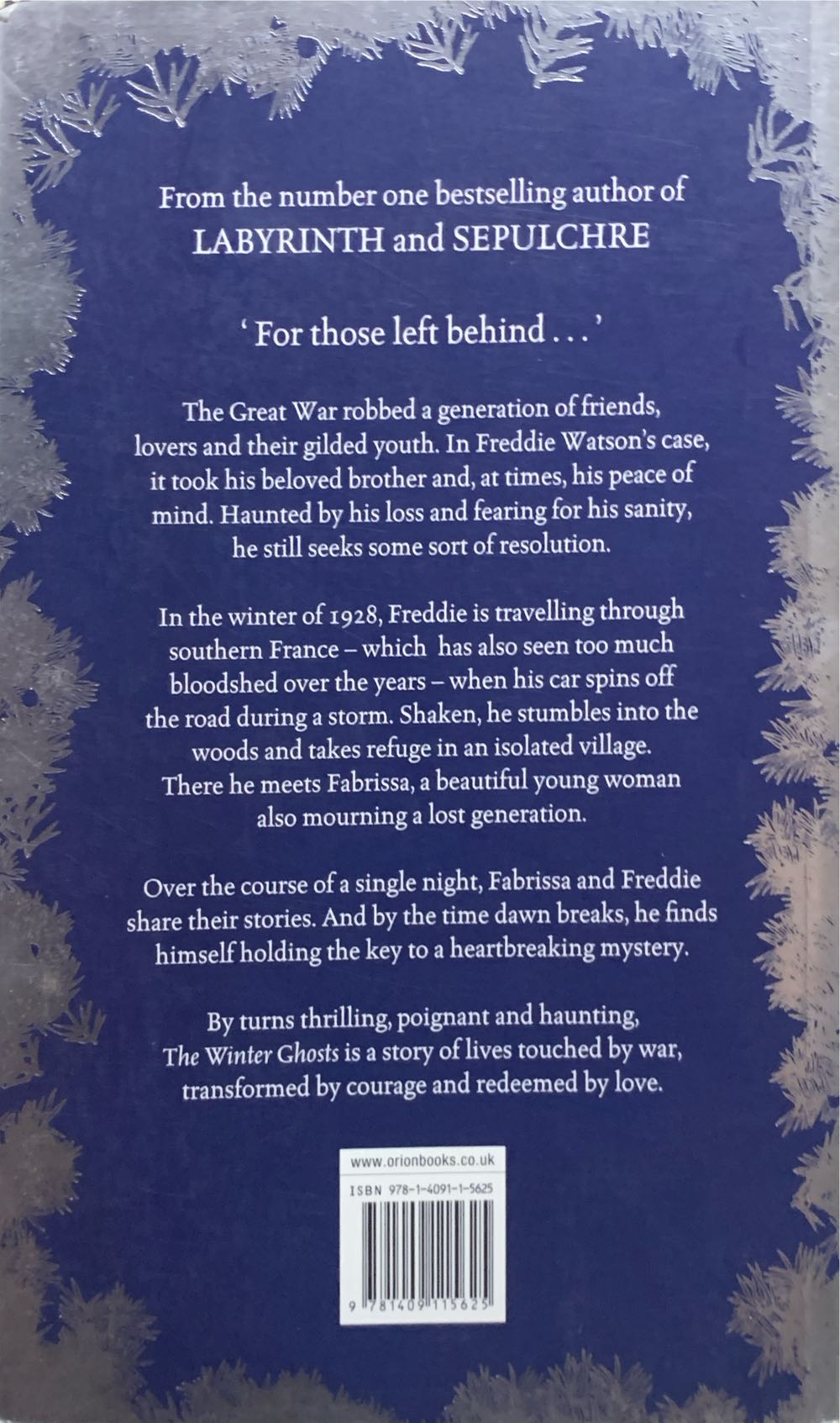 Winter Ghosts, The - Kate Mosse (Orion - Paperback) book collectible [Barcode 9781409115625] - Main Image 2