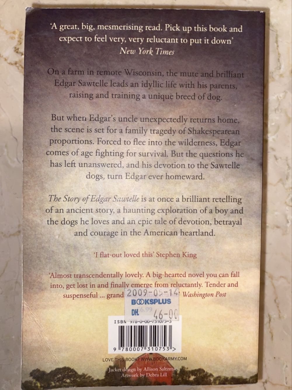 The Story of Edgar Sawtelle - David Wroblewski (Harper Perennial / Harper Collins Publisher) book collectible [Barcode 9780007310753] - Main Image 2