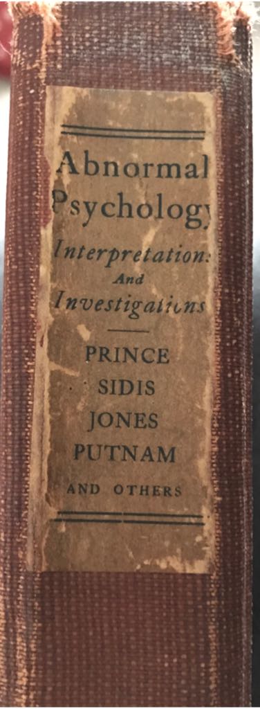 Abnormal Psychology - Richard Badger book collectible - Main Image 2