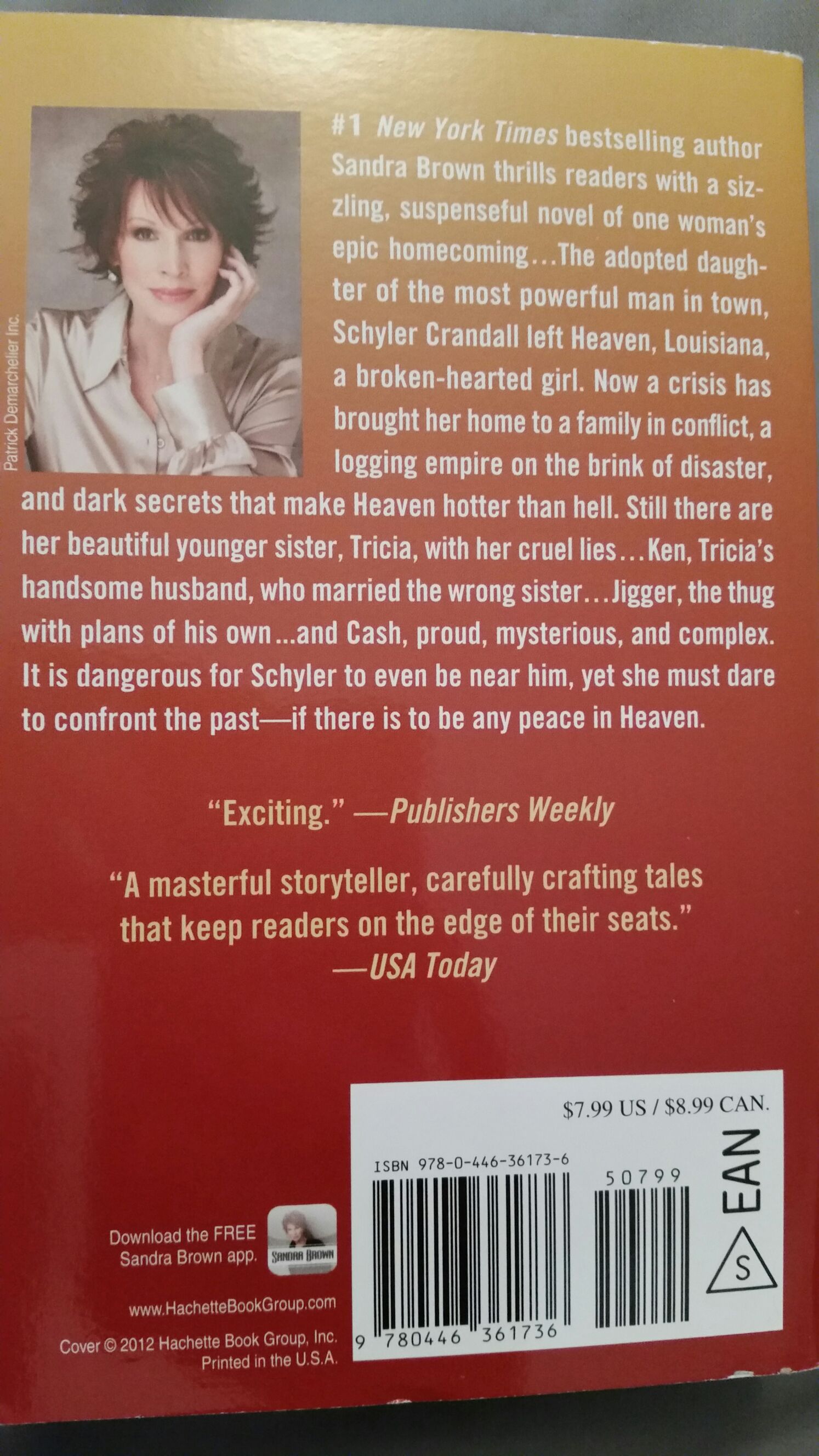 Slow Heat In Heaven - Sandra Brown (Pocket Books - Paperback) book collectible [Barcode 9780446361736] - Main Image 2