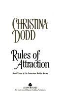 Rules of attraction - Christina Dodd (Kindle) book collectible [Barcode 9780739415801] - Main Image 1