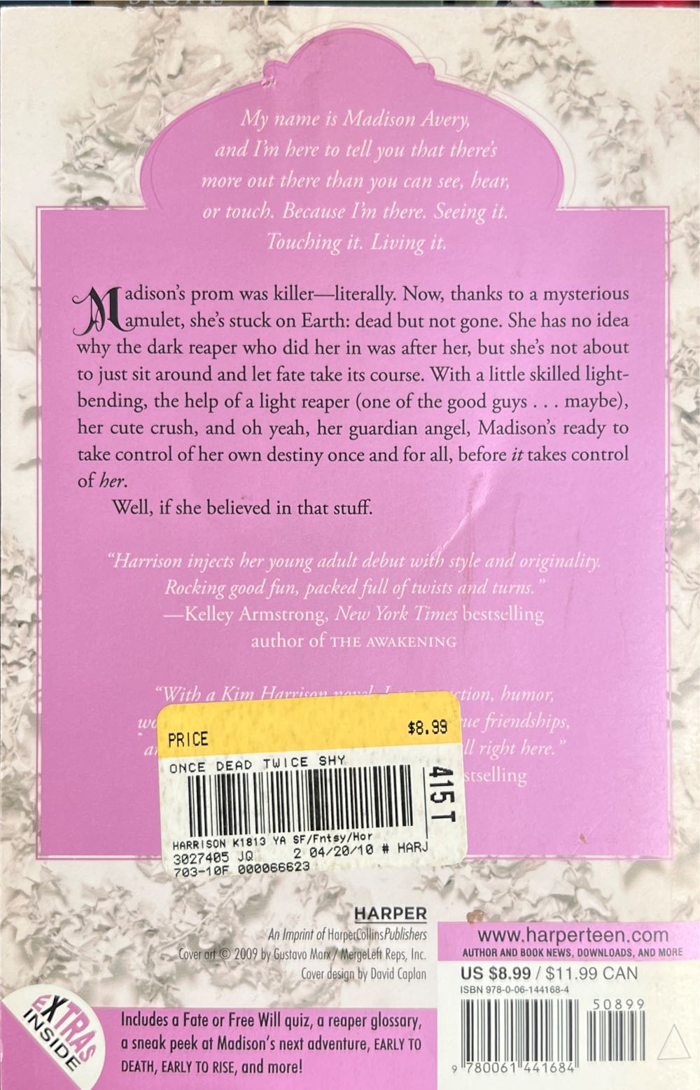 Once Dead Twice Shy - Kim Harrison (HarperCollins - Paperback) book collectible [Barcode 9780061441684] - Main Image 2