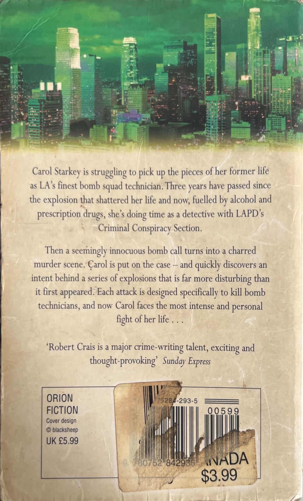 Demolition Angel - Robert Crais (Orion Books - Paperback) book collectible [Barcode 9780752842936] - Main Image 2