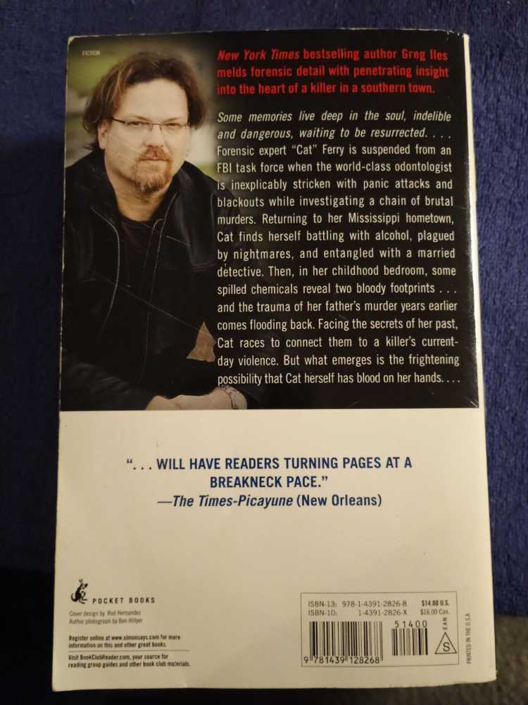 Blood Memory - Greg Iles (Pocket - Paperback) book collectible [Barcode 9781439128268] - Main Image 2