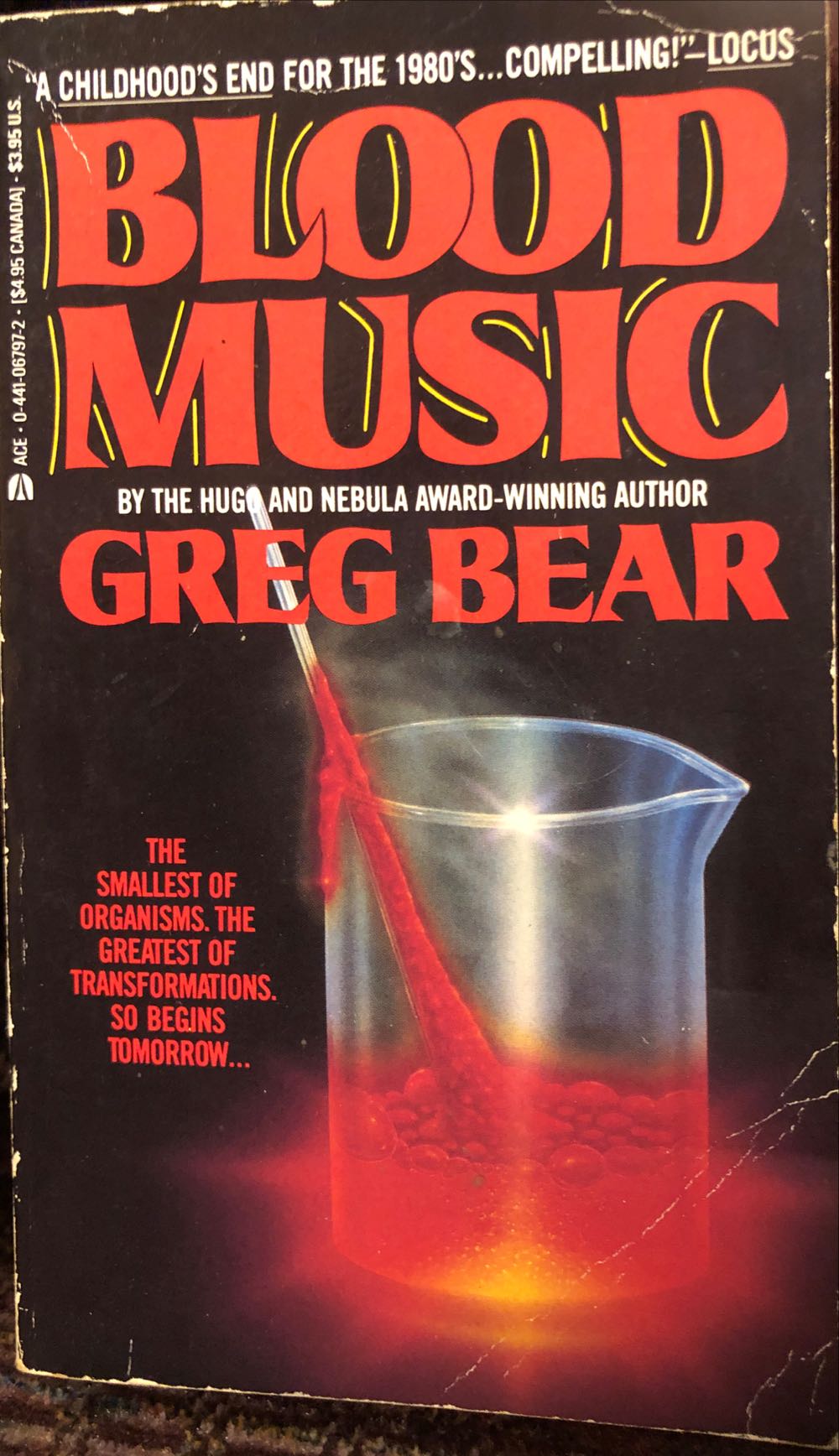 Blood Music - Greg Bear (Ace Science Fiction - Hardcover) book collectible [Barcode 9780441067978] - Main Image 2