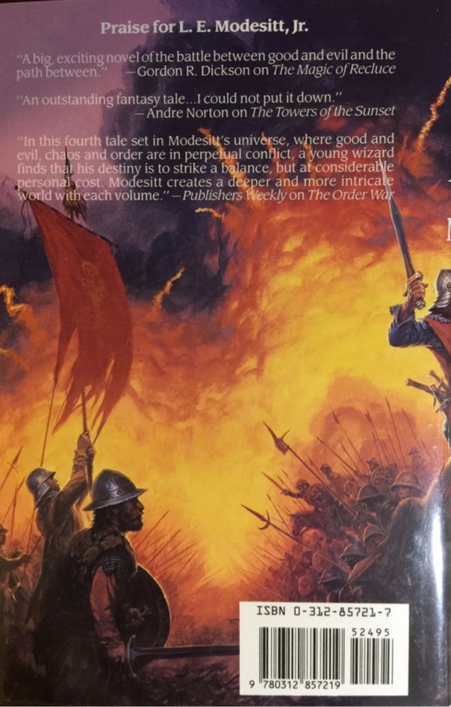 The Death Of Chaos - L. E. Modesitt, Jr. (A Tom Doherty Associates Book - Hardcover) book collectible [Barcode 9780312857219] - Main Image 2