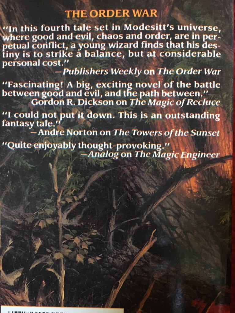 The Order War - L. E. Modesitt, Jr. (Tor - Paperback) book collectible [Barcode 9780812534047] - Main Image 2