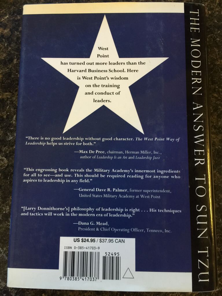 The West Point Way Of Leadership - Larry R Donnithorne book collectible [Barcode 9780385417037] - Main Image 2
