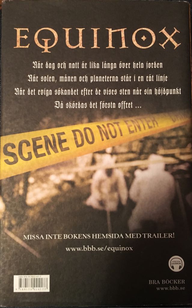 Equinox  (Hardcover) book collectible [Barcode 9789170024177] - Main Image 2