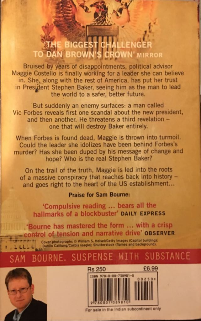 The Chosen One - Sam Bourne (HarperCollins - Paperback) book collectible [Barcode 9780007389810] - Main Image 2