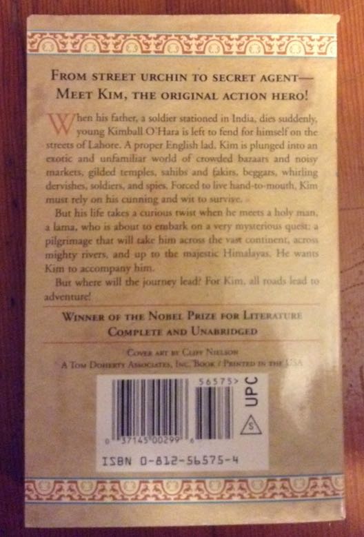 Kim - Rudyard Kipling (Macmillan) book collectible [Barcode 9780812565751] - Main Image 2