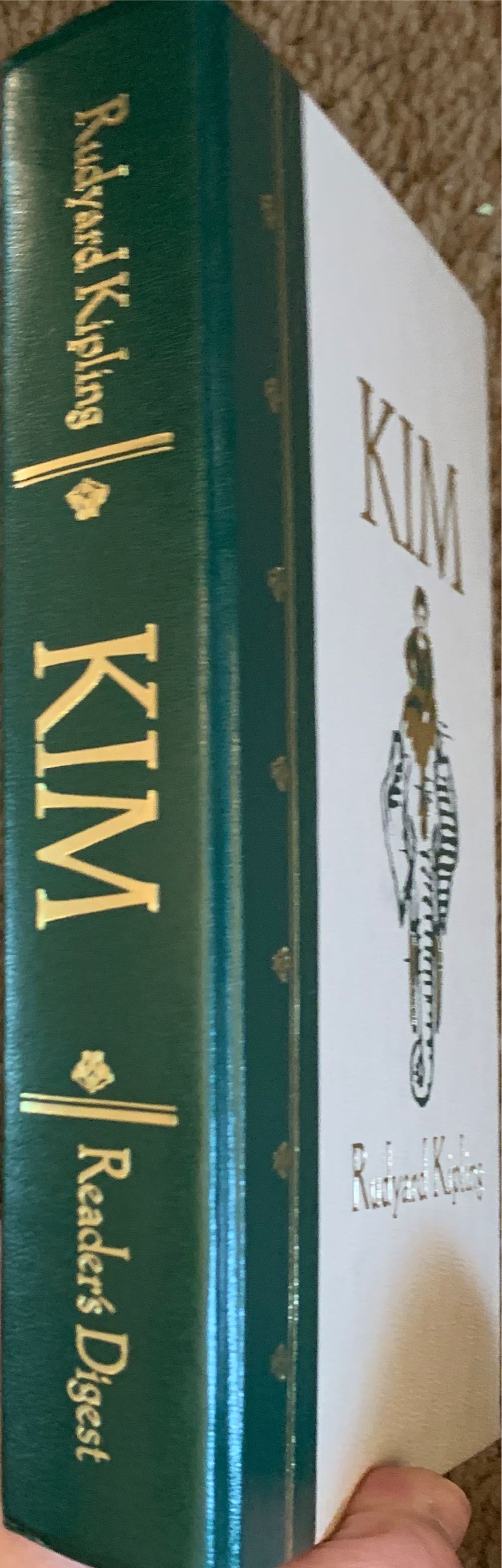 Kim - Rudyard Kipling (Macmillan & Co - Hardcover) book collectible [Barcode 9780895773432] - Main Image 2