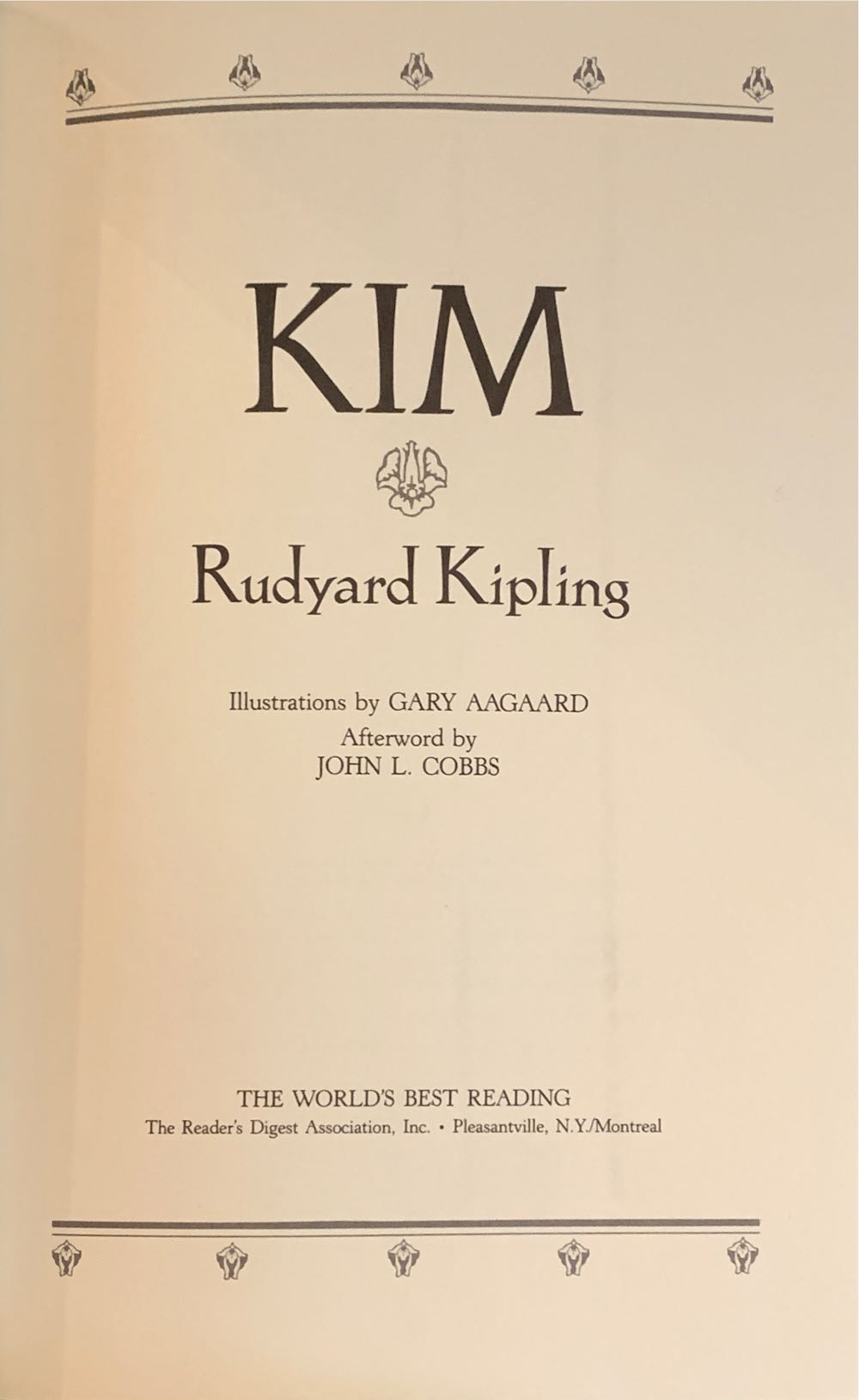 Kim - Rudyard Kipling (Macmillan & Co - Hardcover) book collectible [Barcode 9780895773432] - Main Image 3