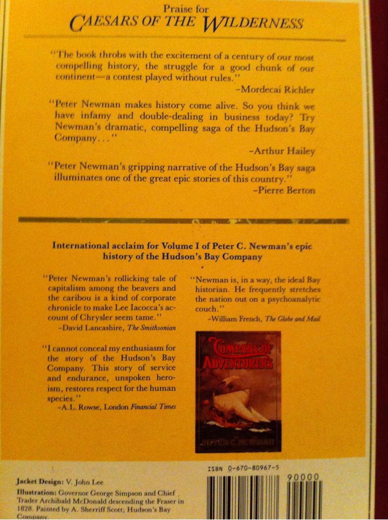 Caesars Of The Wilderness  (Hardcover) book collectible - Main Image 2