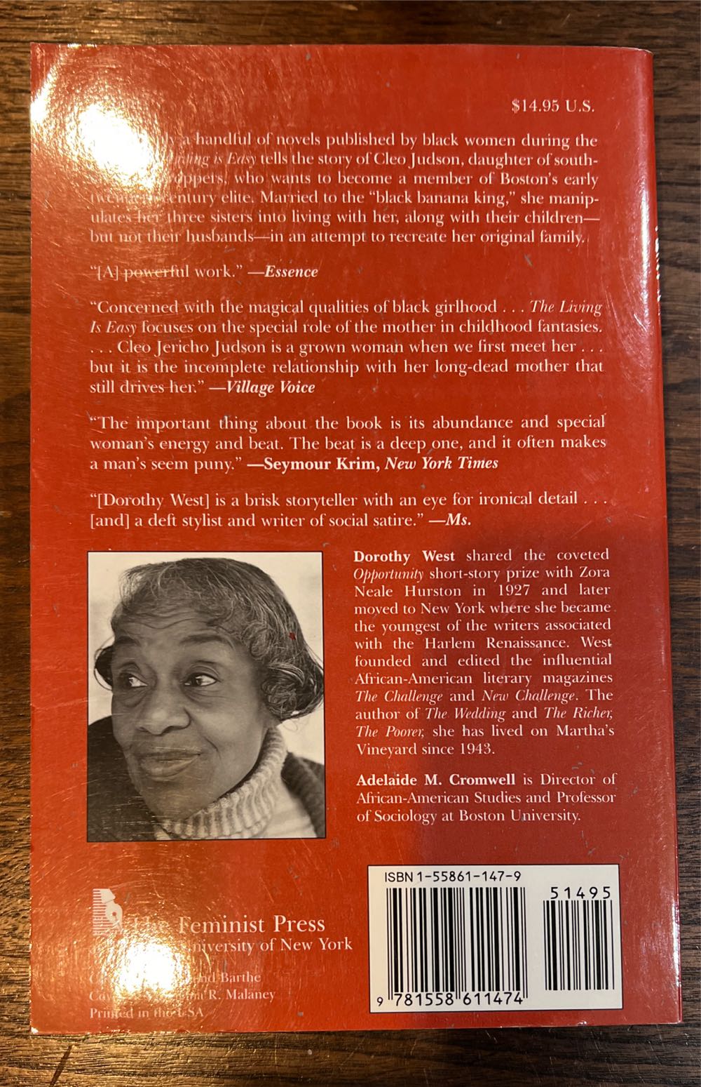 The Living is Easy - Dorothy West (Feminist Press - Paperback) book collectible [Barcode 9781558611474] - Main Image 2