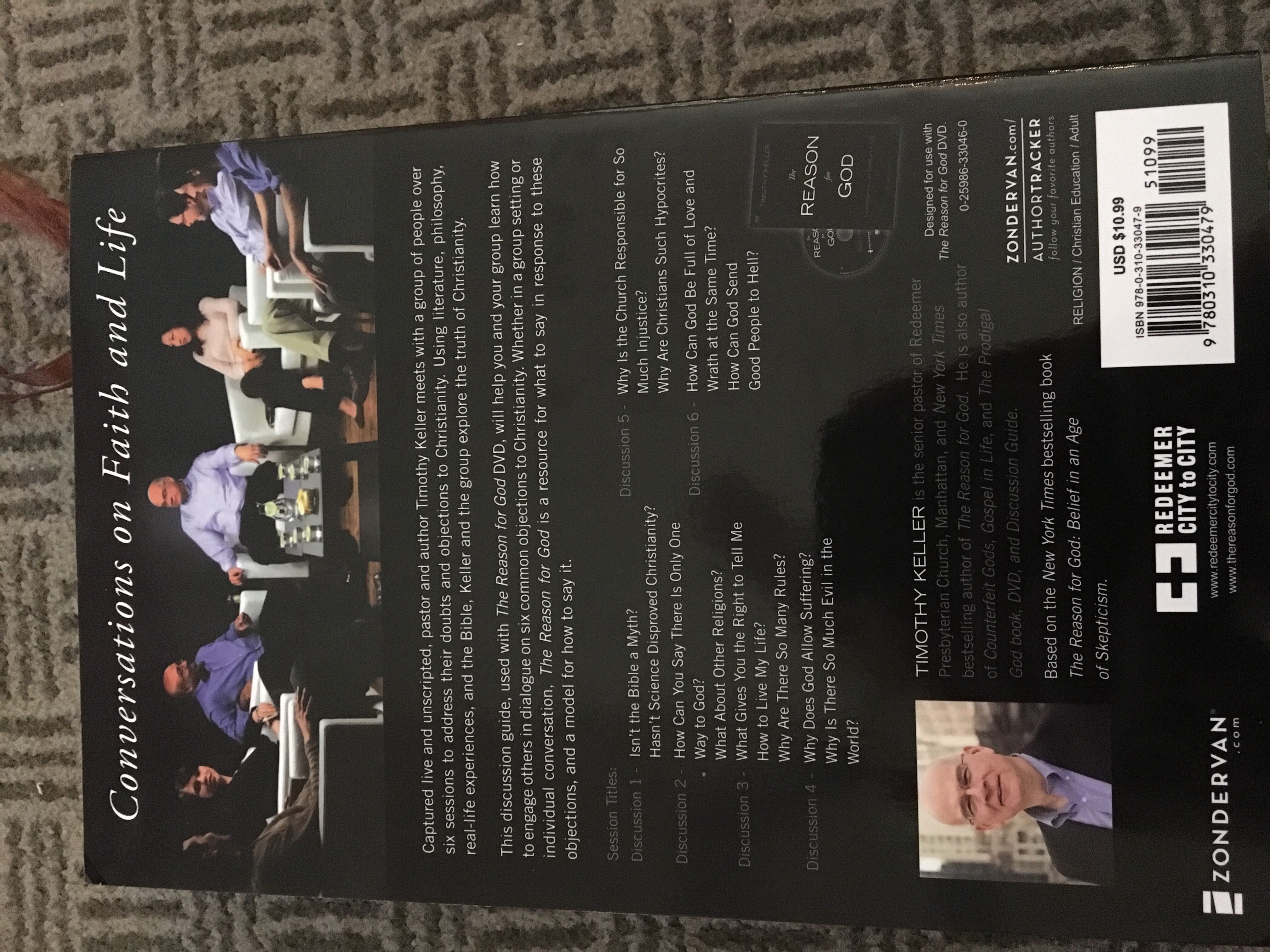 The Reason for God (Discussion Guide) - Timothy Keller (Zondervan Books - Paperback) book collectible [Barcode 9780310330479] - Main Image 2