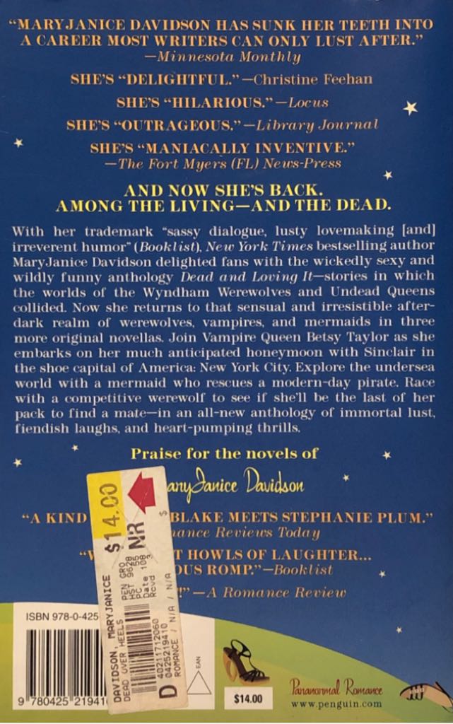 Dead Over Heels - MaryJanice Davidson (Brava Kensington - Paperback) book collectible [Barcode 9780425219416] - Main Image 2