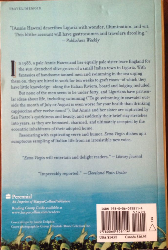 Extra Virgin  (Harper Perennial - Paperback) book collectible [Barcode 9780060958114] - Main Image 2