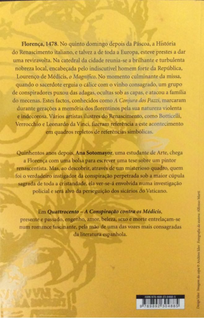 Quattrocento - Susana Fortes (Edições Asa - Paperback) book collectible [Barcode 9789892304885] - Main Image 2