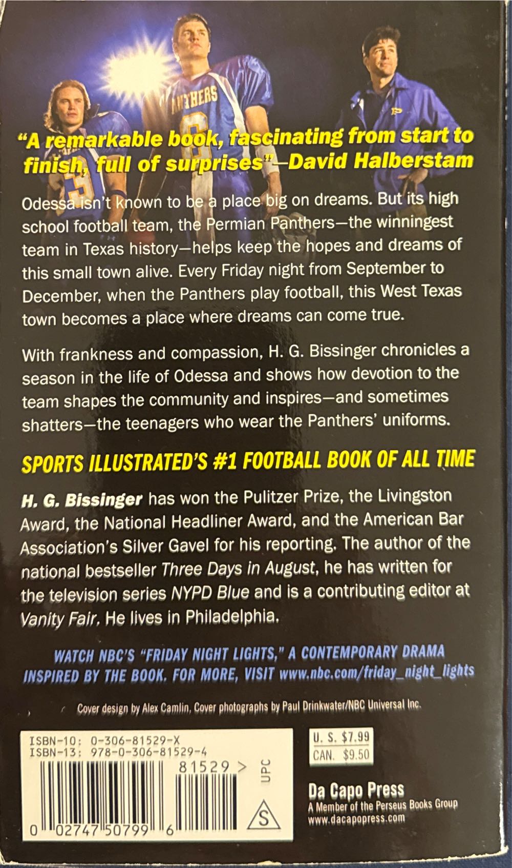 Friday Night Lights - G Bissinger (Da Capo Pr - Paperback) book collectible [Barcode 9780306815294] - Main Image 2