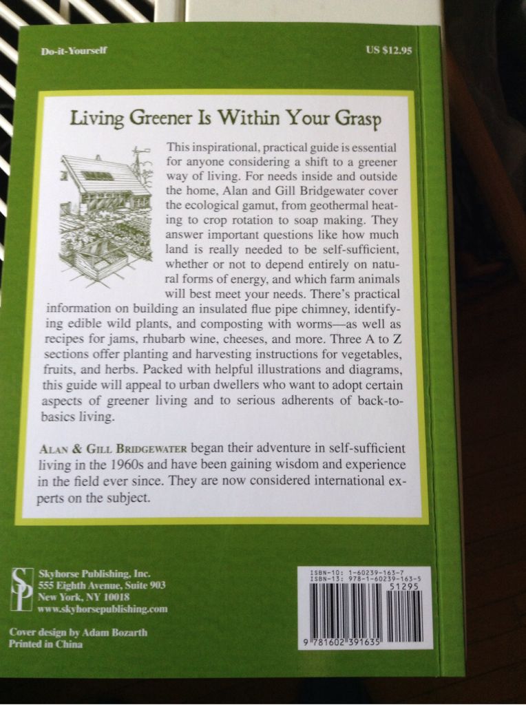 The Self-Sufficiency Handbook - Bridgewater (Skyhorse Publishing) book collectible [Barcode 9781602391635] - Main Image 2