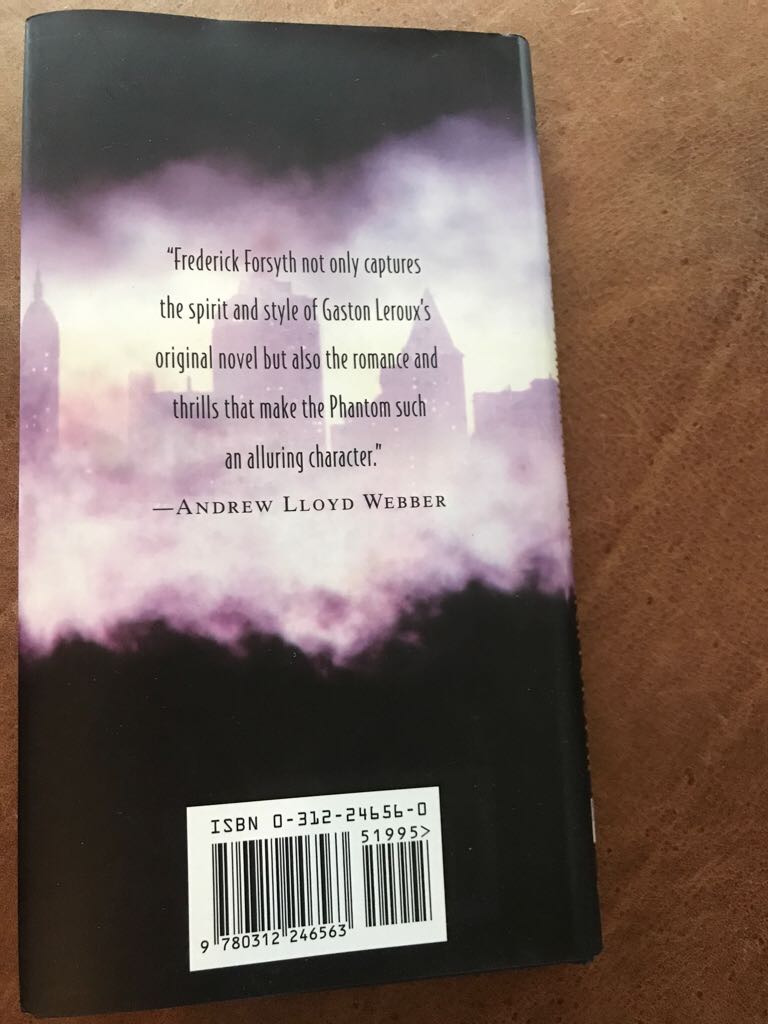 The Phantom Of Manhattan - Frederick Forsyth (St Martin’s Press - Hardcover) book collectible [Barcode 9780312246563] - Main Image 2