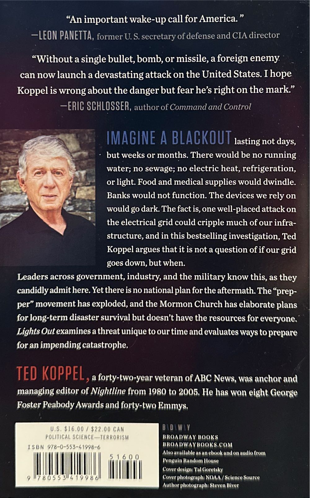 Lights Out - Ted Koppel (Random House - Paperback) book collectible [Barcode 9780553419986] - Main Image 2