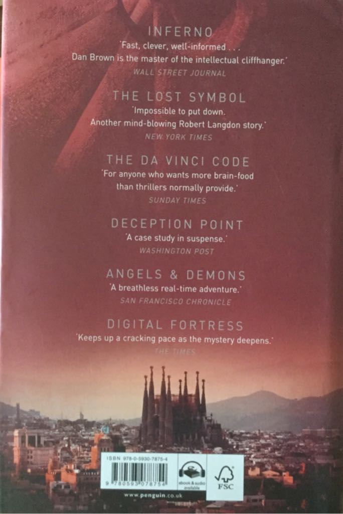 Origin - Dan Brown (Bantam Press - Hardcover) book collectible [Barcode 9780593078754] - Main Image 2