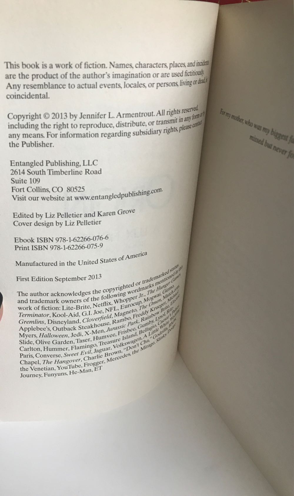 Origin - Jennifer L. Armentrout (Entangled Teen - Paperback) book collectible [Barcode 9781622660759] - Main Image 3