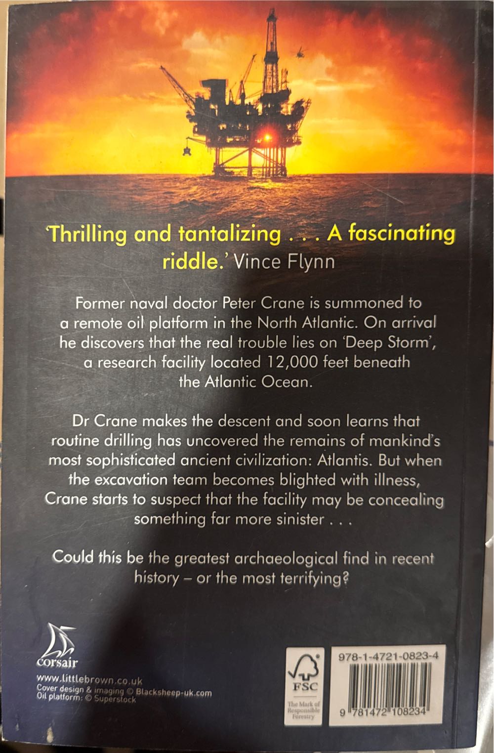 Logan 01:  Deep Storm - Lincoln Child (Corsair - Paperback) book collectible [Barcode 9781472108234] - Main Image 2