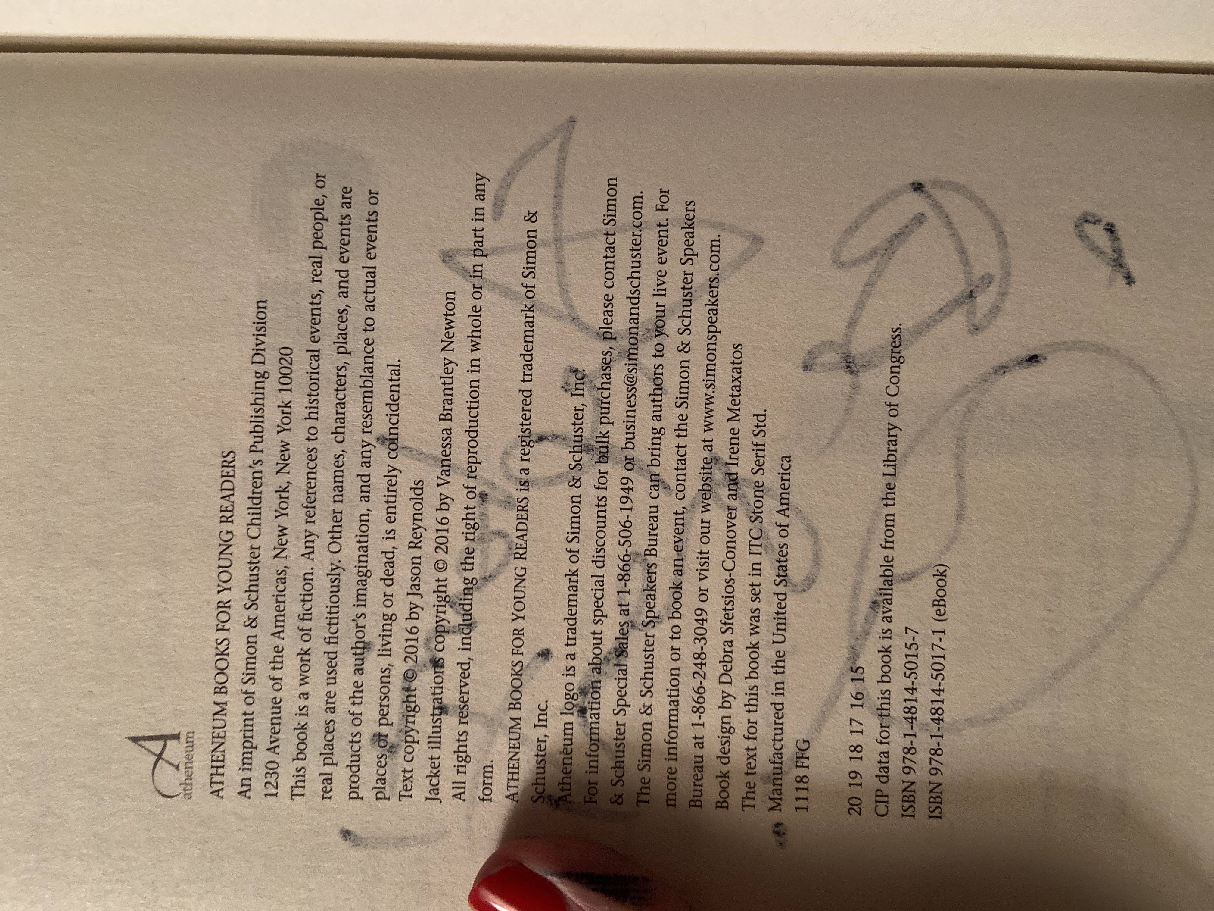 Ghost - Jason Reynolds (Atheneum Books for Young Readers - Hardcover) book collectible [Barcode 9781481450157] - Main Image 3