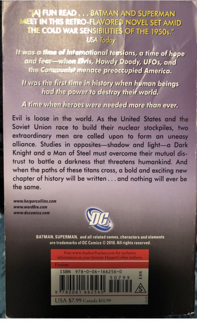 Enemies & Allies: A Novel - Kevin J. Anderson (Harper - Paperback) book collectible [Barcode 9780061662560] - Main Image 2