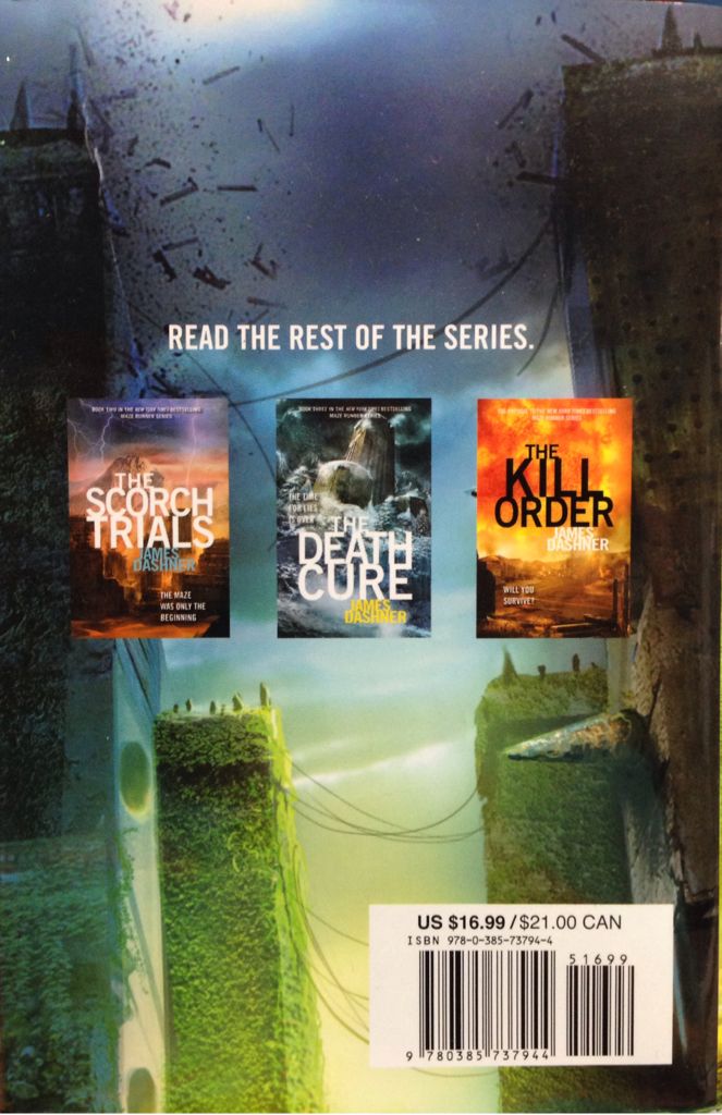 The Maze Runner - James Dashner (Delacorte Press - Kindle) book collectible [Barcode 9780385737944] - Main Image 2