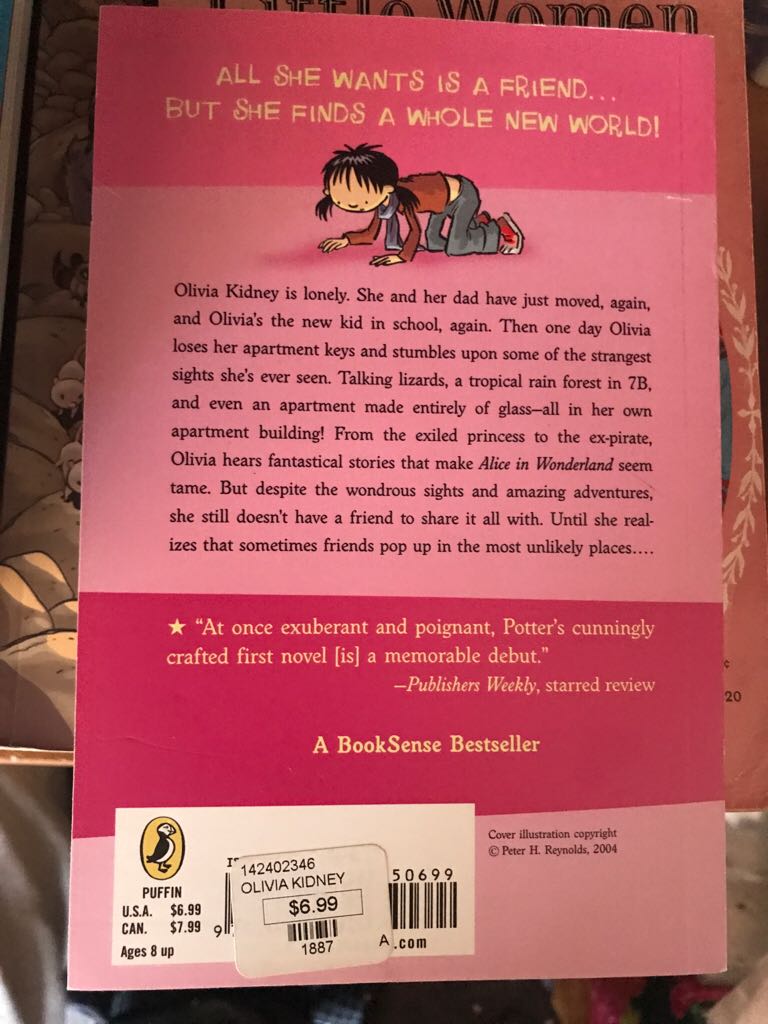 Olivia Kidney - Ellen Potter (Puffin - Paperback) book collectible [Barcode 9780142402344] - Main Image 2