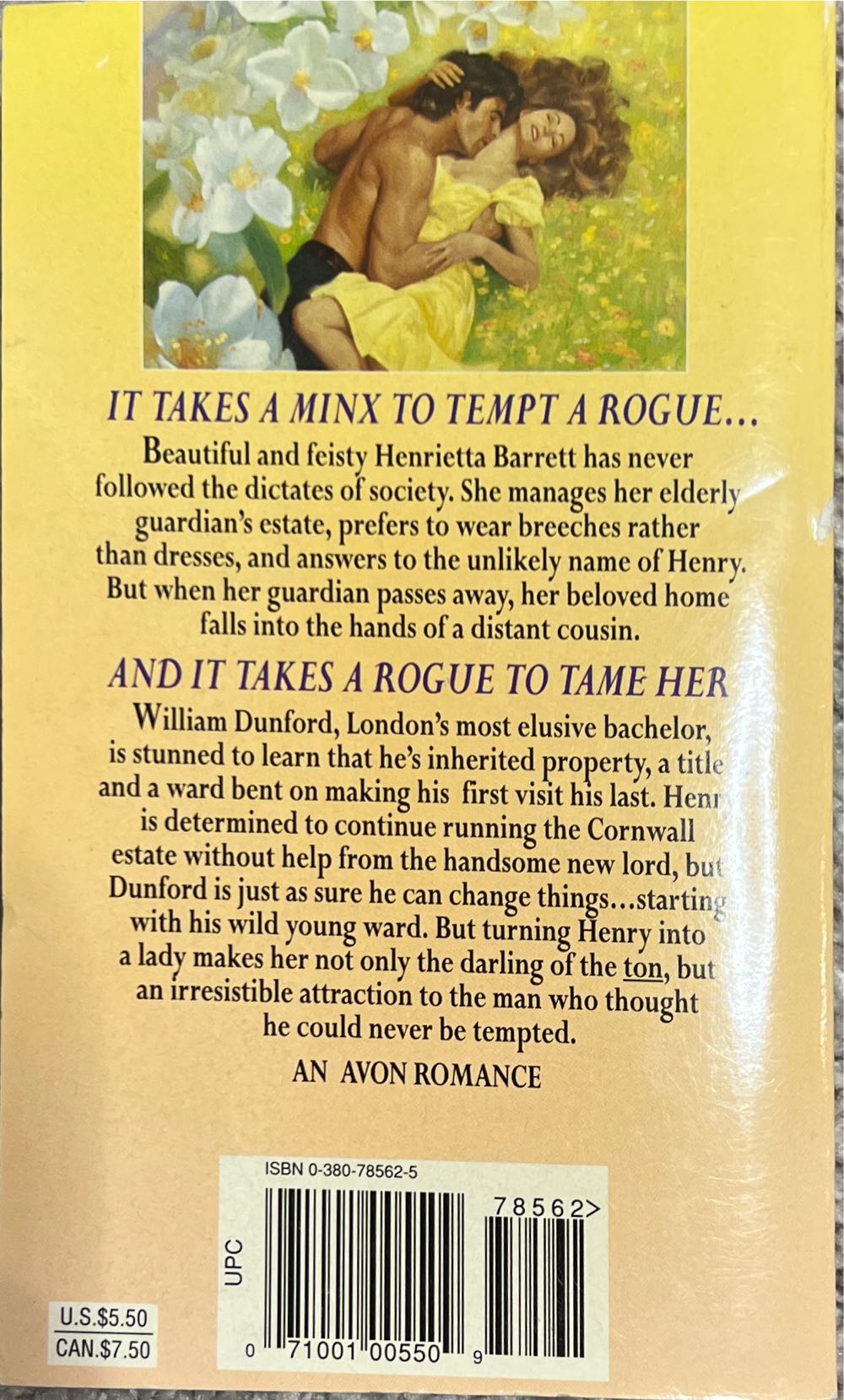 Blydon #3 Minx - Julia Quinn (Avon Books - Paperback) book collectible [Barcode 9780380785629] - Main Image 2