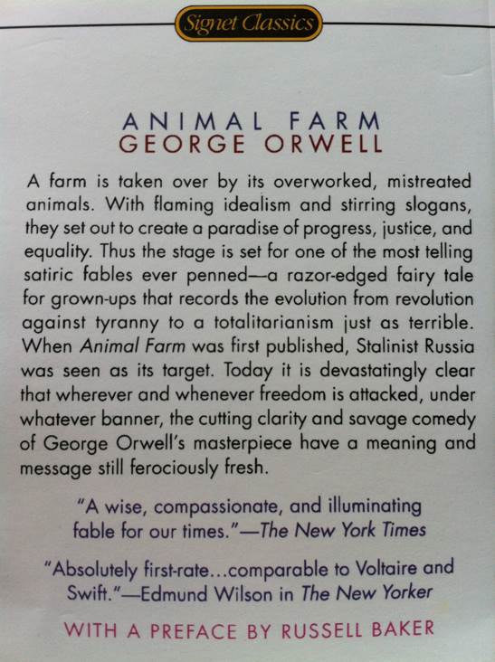 Animal Farm - George Orwell (Signet Classic - Paperback) book collectible [Barcode 9780451526342] - Main Image 2