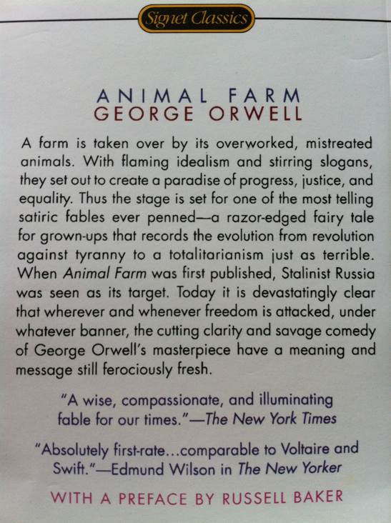 Animal Farm - George Orwell (Signet - Paperback) book collectible [Barcode 9780451526342] - Main Image 2