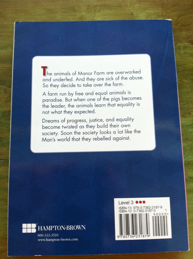 Animal Farm - George Orwell (Hampton-Brown) book collectible [Barcode 9780736231879] - Main Image 2